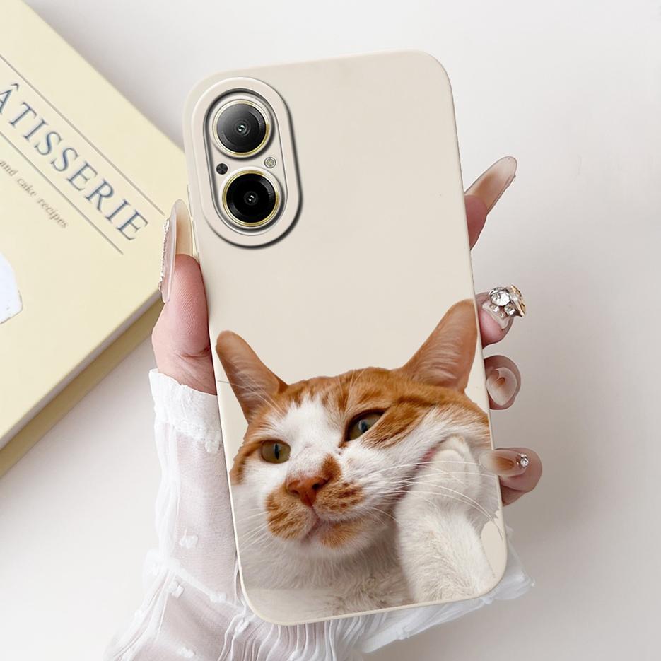 For Realme C67 4G Case RMX3890 Fashion Candy Painted Cover Soft Silicone Phone Case For Realme C67 C 67 RealmeC67 4G Fundas Capa