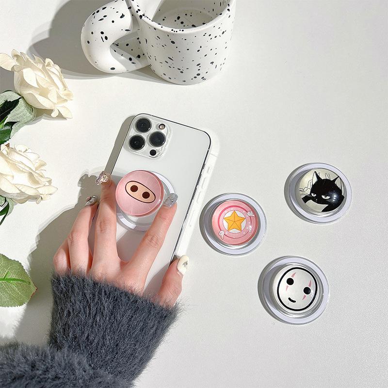 Windshield Pig Nose Mobile Phone Airbag Bracket Magnetic Suction Retractable Disassembly Portable Cat Beautiful Girl Clown