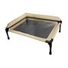 Raised Dog Bed Breathable Teslin Mesh Nonslip Water Resistant Foldable Resting Cot for Small Medium Pets Balcony Backyard