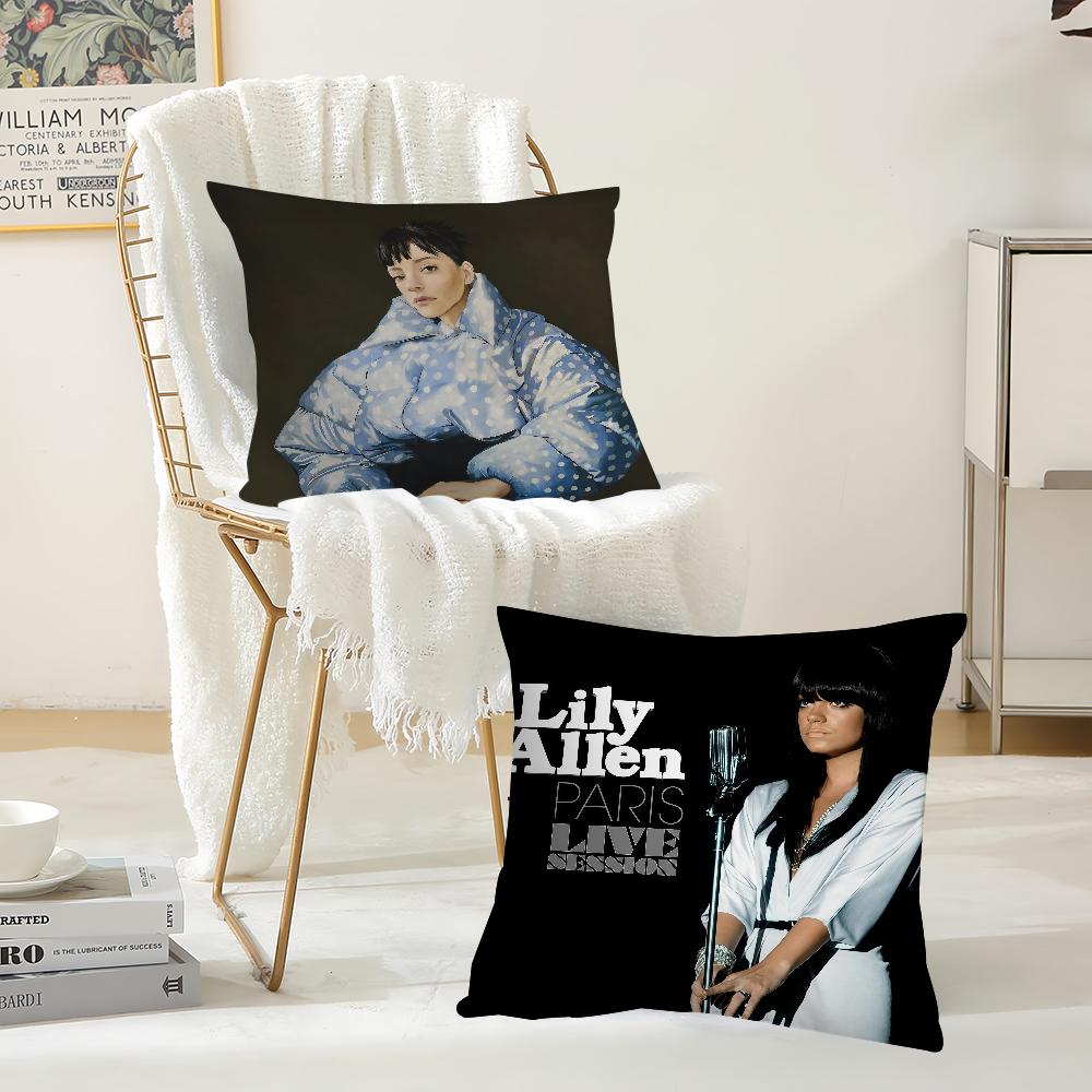 Singer Lily Allen West End Girl Pillow Case Suitable For Bedrooms Living Rooms Cars Home Decoration
