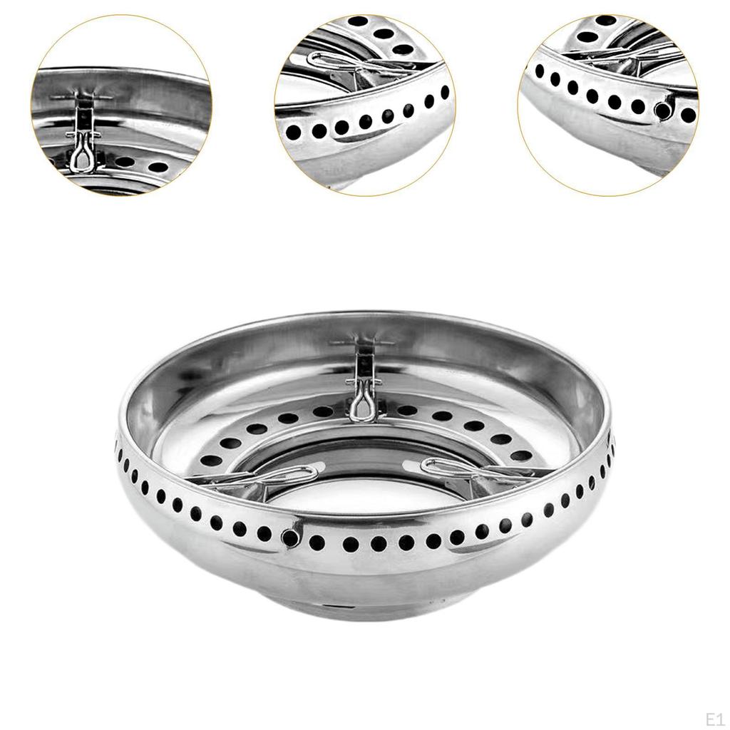 Energy Saving Gas Windshield Wok Ring Heavy Duty Portable Gather for Cooktop Range Cooking