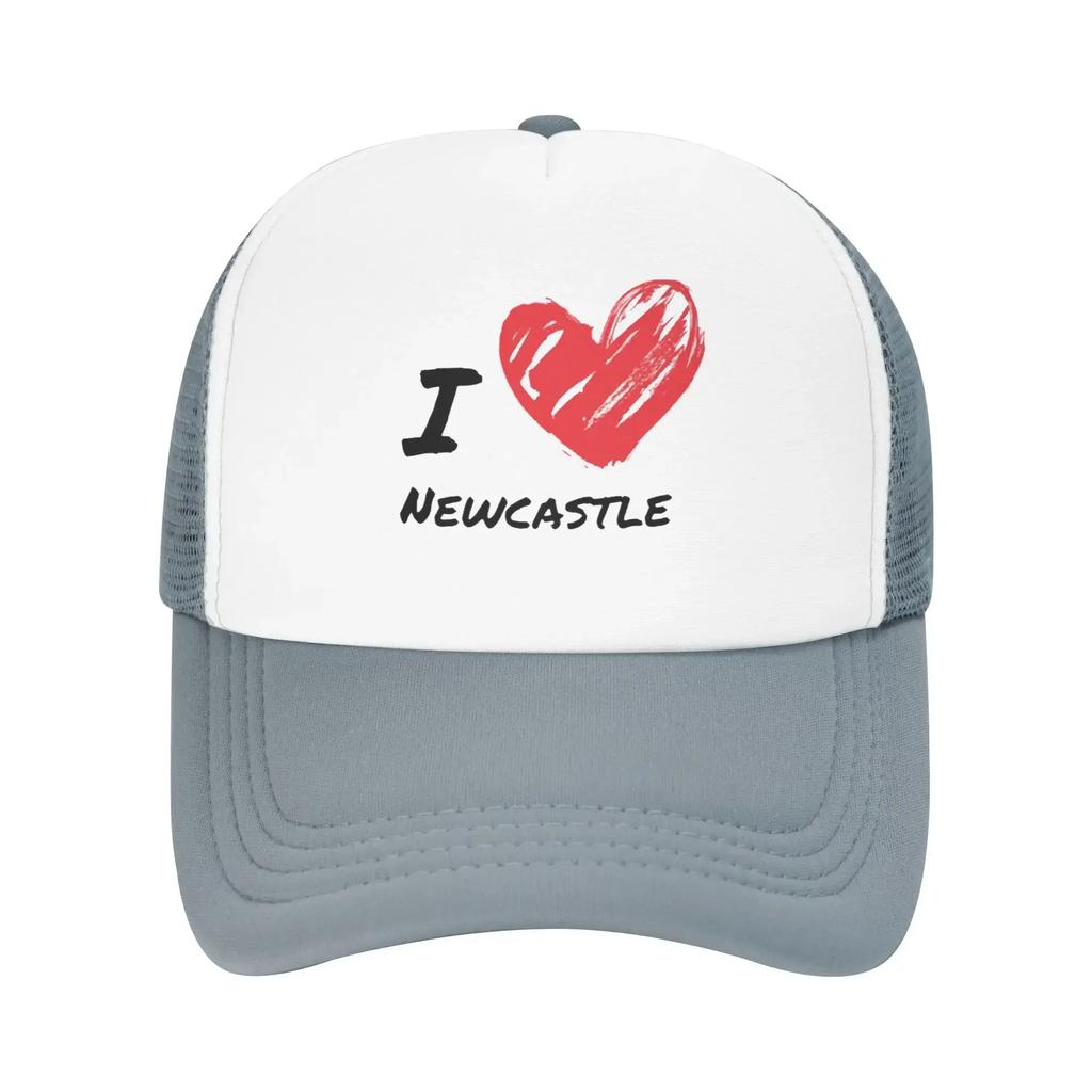 I Love Newcastle Forever Summer Mesh Baseball Caps Men Camping Female Beach Dad Hat Peaked Cap