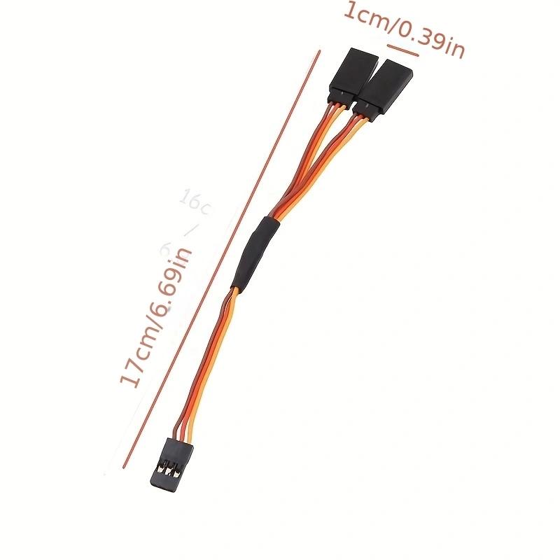 1Pc 150mm Y Type Extended Line Extension Lead Wire Cable For Futaba Jr Y Harness Servo Lead Extension