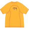 Nike X Stüssy Comfortable Loose-Fit Round-Neck T-Shirt Unisex Tops Yellow FZ5756-717