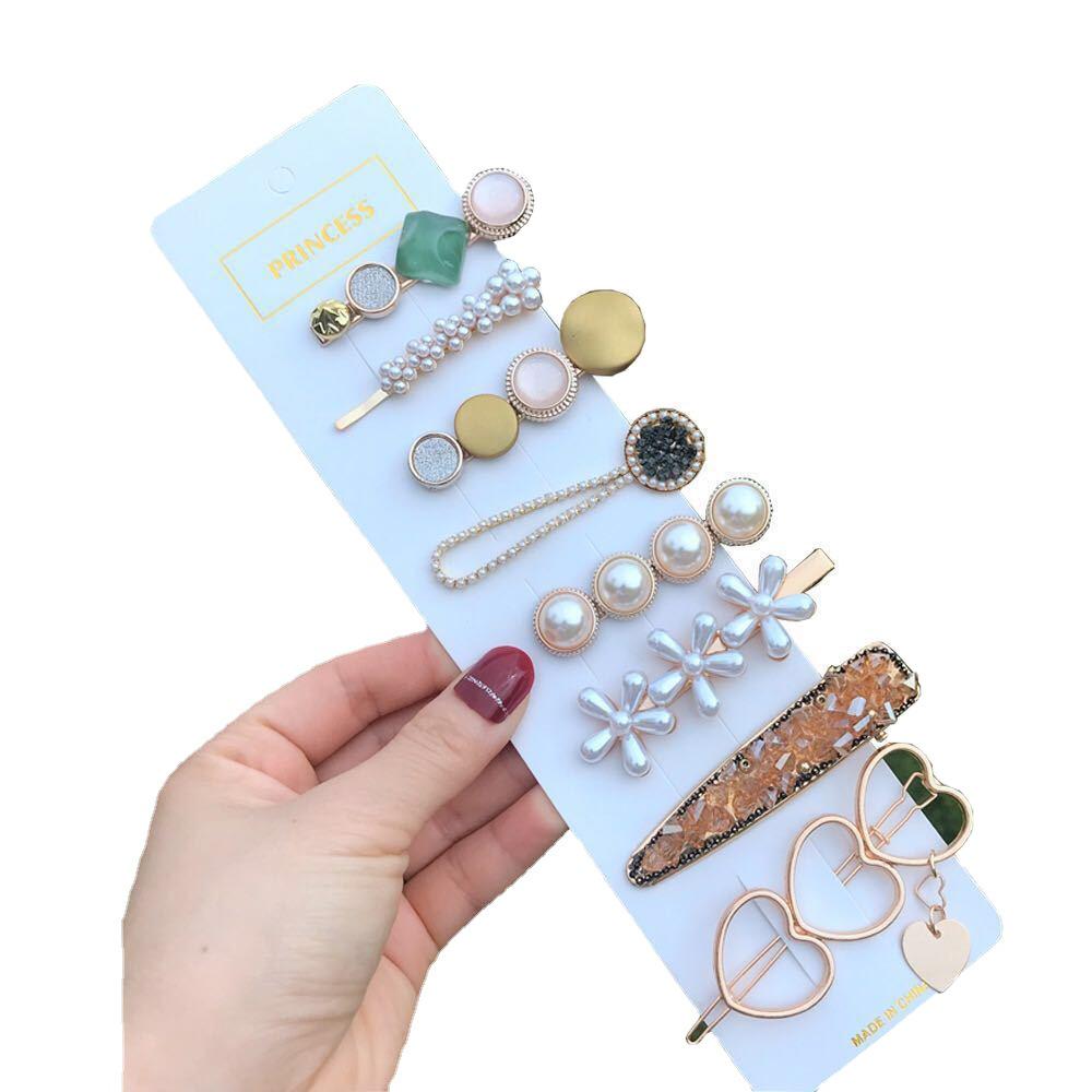 2022 Winter Korean Style Metal Hair Clip for Girls - Trendy Bangs Hairpin and Side Clip Hair Accessories