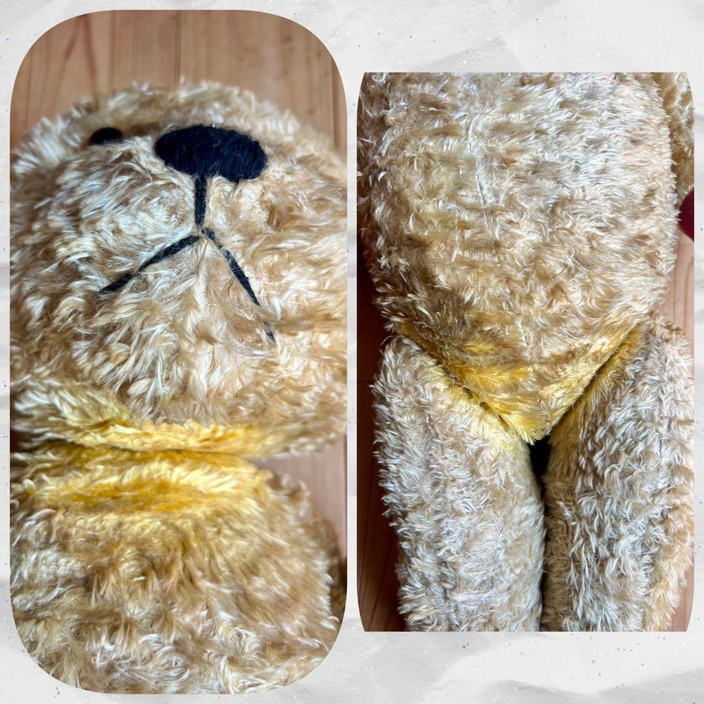 [USED] Vintage Teddy Bear, Antique, 50cm, Unmarked
