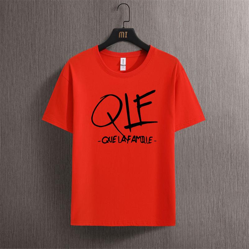 Man Cotton T Shirt Personnalise Chanteur Qlf Que La Famille Chanson Musique N007 Printed T-shirt Woman Vintage Shirts