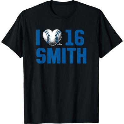 I Heart Baseball Will Smith Los Angeles Baseball MLBPA T-Shirt