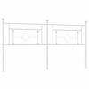 VidaXL White Metal Headboard 180 Cm 374424