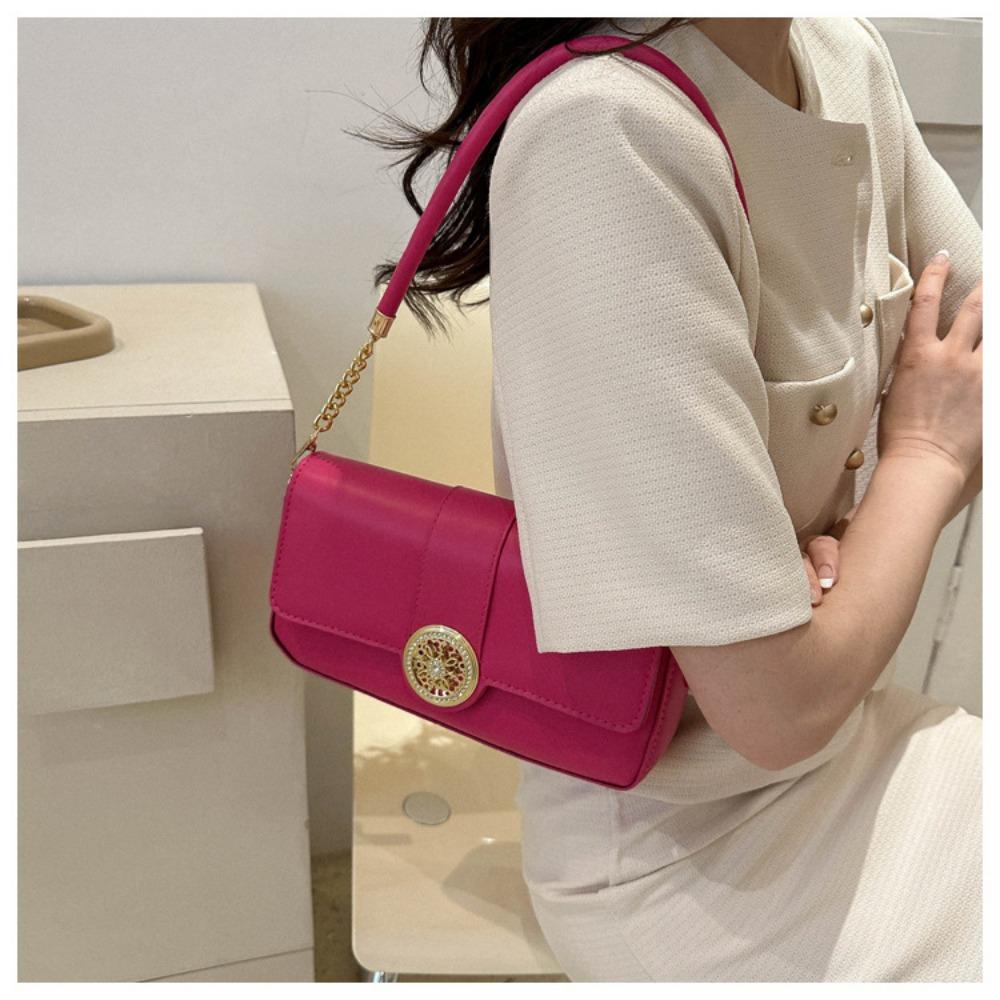 Minority women's diagonal cross hand-held single shoulder small square bag armpit bag