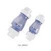 Control Fitting with Threaded End Fittings Transparent OneWay Inline ClearBody for