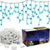Sople Zewnętrzne 300Led Lampki Kurtyna Świetlna Led Girlanda Świąteczna 12M