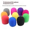 Microphone Sponge Covers Windproof Antispit Soft Random Multicolor Suitable for Studio Recording Live Broadcast Karaoke