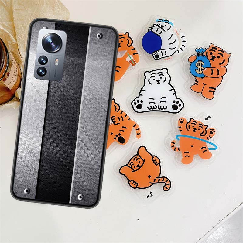 Brushed Metal Texture Steel Print Phone Case For Xiaomi Poco X7 X6 M8 M7 M6 M4 M3 X4 Pro F7 Ultra M5S Mi 14 14T 15 15T 12T 10T P