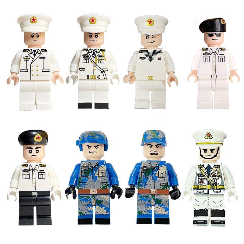 Chinese Modern Military Dolls Sea, Land And Air Dolls Assembled Educational Toys Boy