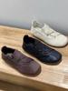 Vintage runde Zehenpartie gekreuzte Riemchen flache Ballerinas modisch lässig Sport Moralische Trainingsschuhe Damen