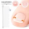 DIY Strip Positive Nail Sticker Nail Groove Curl Nail Pull Sticker Physical Stretching Reverse Tension Inlaid Nail Positive Nail Patch 5 Pieces/bottle