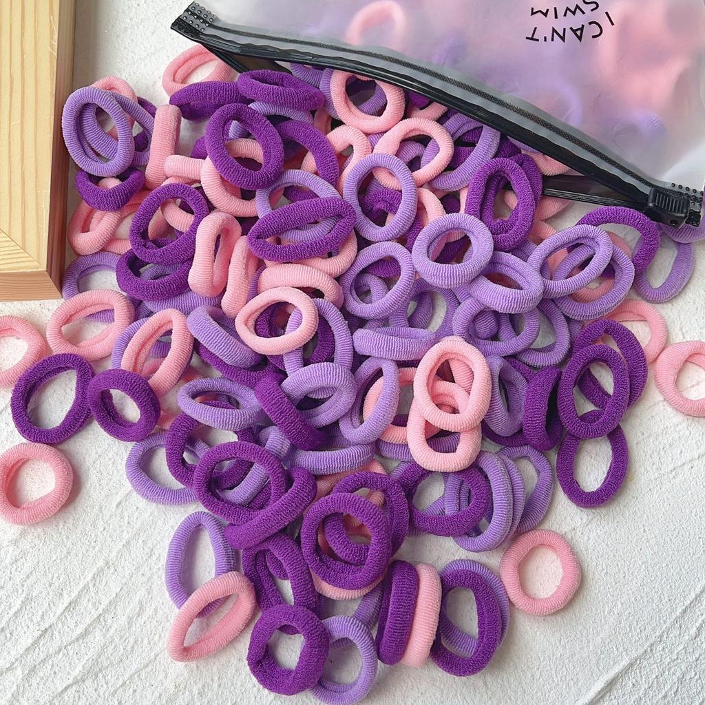 20pcs Kids Elastic Hair Bands Girls Sweets Scrunchie Rubber Band for Children Hair Ties Clips Headband Baby Hair Accessories