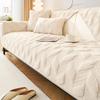 Kurzflor Sofa Schutzhülle Sofakissen Herbst und Winter Verdickte Couch Matten Mehrfarbig Dekorativ Staubdicht Speziell