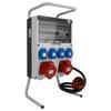 Pannello di distribuzione da cantiere su supporto con spina 16A 32A 4X230V Erbetka di potenza