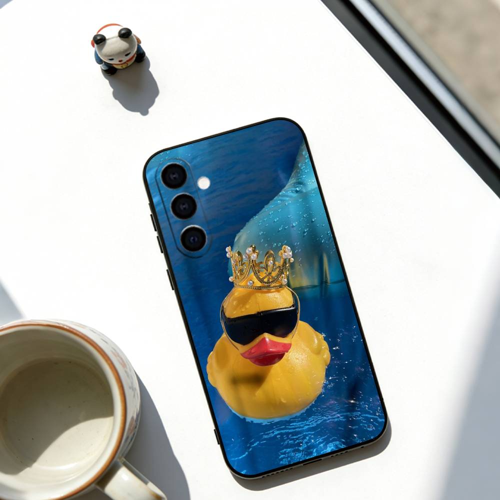Duckling Phone Case For Samsung Galaxy A73,A72,A71,A70,A53,A52,A51,Others Soft Black Cover