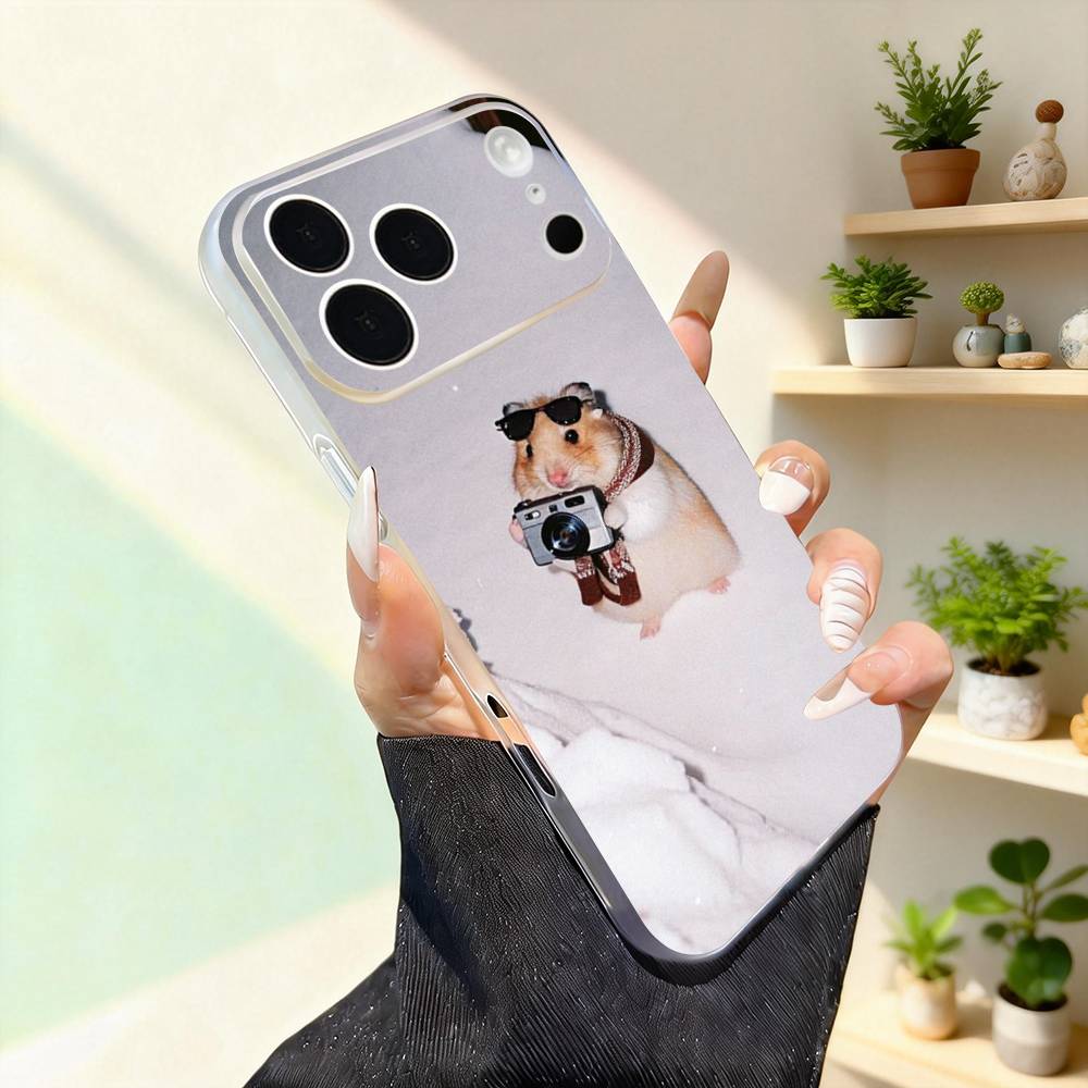 

Animal Pet Hamster Cute Phone Case For iPhone 17,16,15,14,13,12,11,Pro,Max,Plus,Mini,SE4,E Magnetic For Magsafe Wireless iPhone15pro