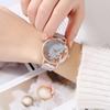 Bunte Blumen Damen Armbanduhren Bedrucktes Armband Quarz Armbanduhren für Mädchen Damen Uhren Lässige Uhr Geschenk Relogios Feminino