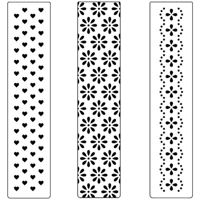 Plaque d'embossage Coeurs d'Artemio