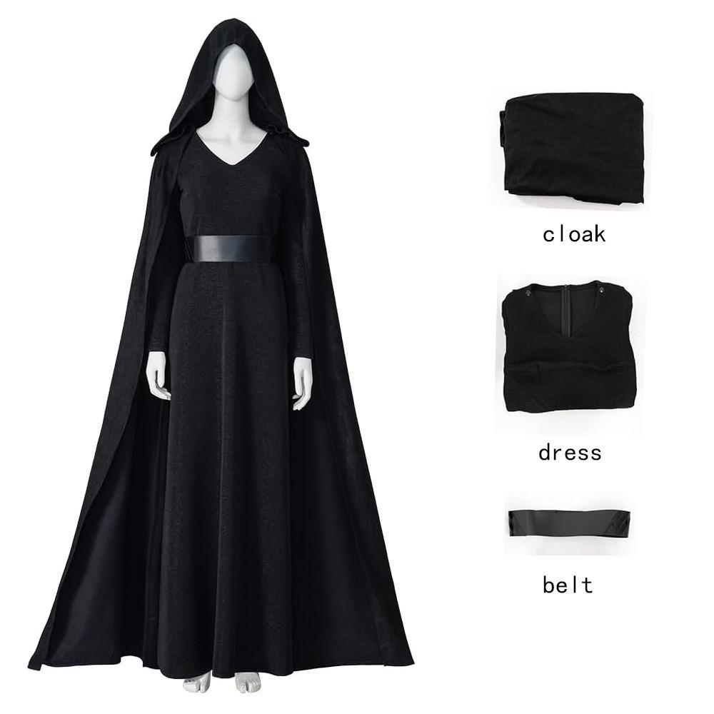Star Wars 9 Dark Rey Cosplay Costume Set With Polyester Spandex For Anime Role Play