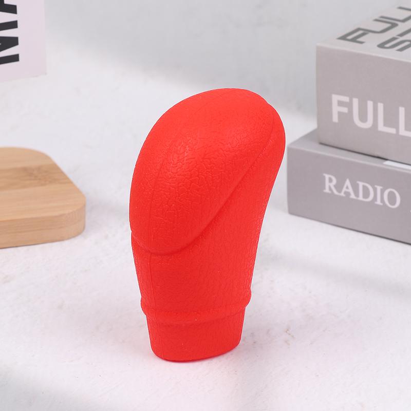 Universal Car Gear Shift Knob Cover Non-Slip Silicone Car Manual/Direct Gear Shift Protective Covers Auto Interior Accessories