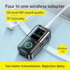 Wireless Handsfree Call Car Kit Receiver Adapter 3.5mm AUX Transmitter and Receiver MP3 Music Player Audio Receiver