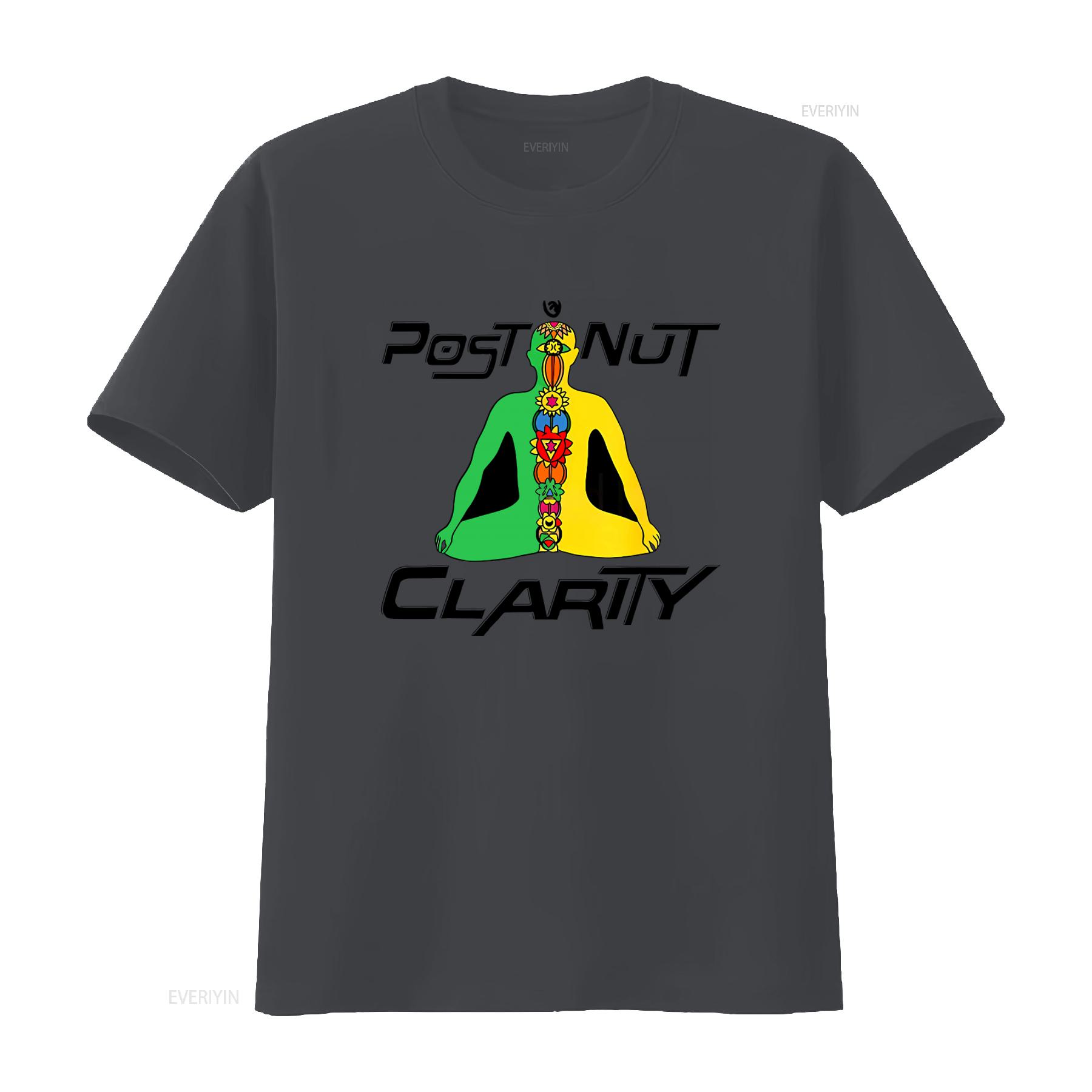 

Post Nut Clarity T Shirt Unique Chakra Design for Spiritual Style vintage Washed Stylish Comfortable fashion Versatile Soft 4XL