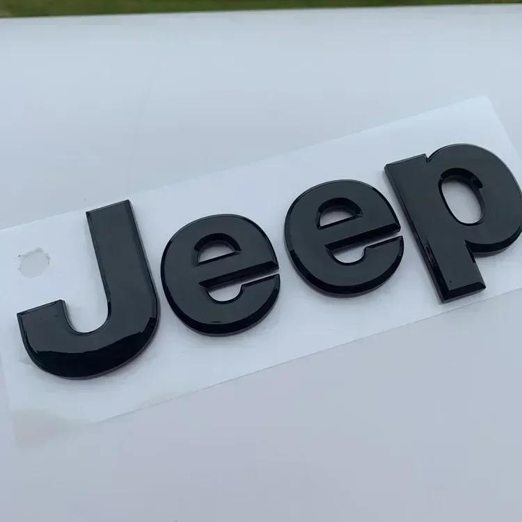 Car Front Hood Emblem Side Trunk Badge for JEEP Renegade Grand Cherokee Wrangler JK Compass Commander Patriot Liberty
