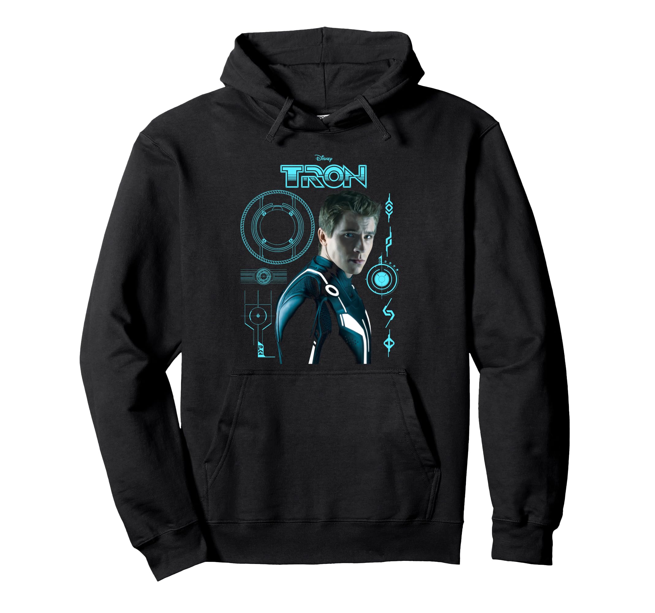 Disney Tron Legacy Sam Flynn Schematics Poster Hoodie