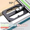 Guide Rail Square Right Angle Positioning Plate Aluminum Alloy Material Angle Positioning Plate Matching TS55/TS75 Guide Rail