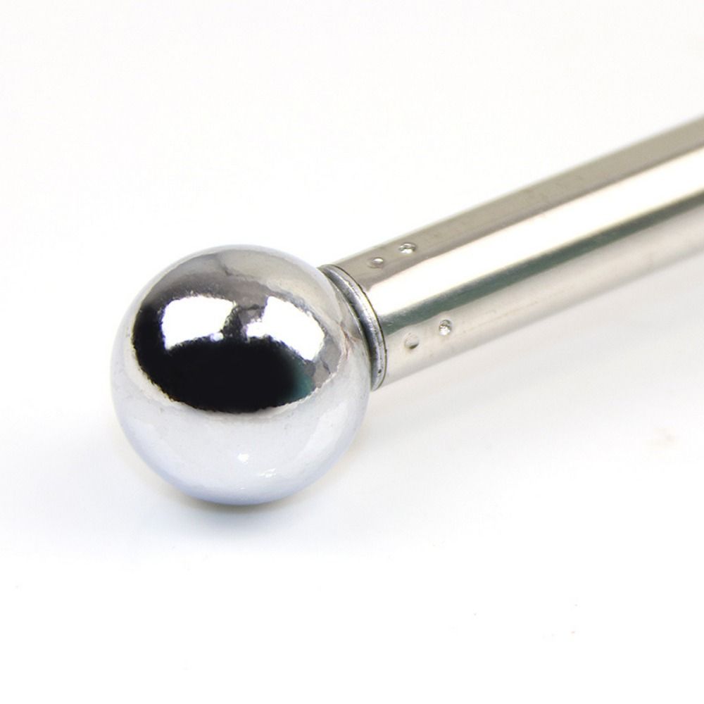Stainless Steel Telescopic Empty Drum Hammer Stretchable Floor Test Rod  Sound Inspection Tool