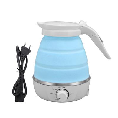 850W Skládací elektrická konvice 600ml Silikonová Automatické vypnutí Skládací konvice na horkou vodu na cestování