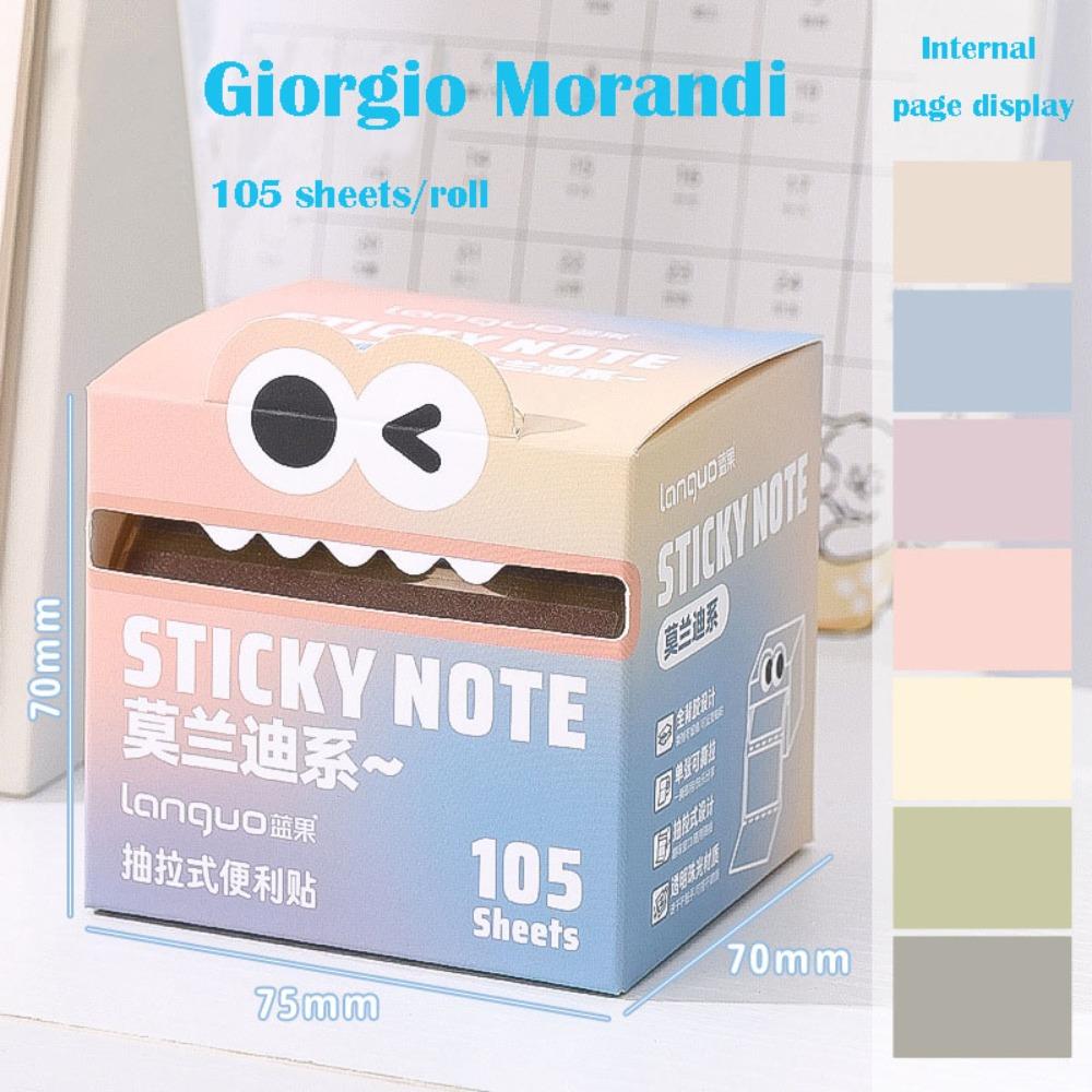 105 Sheets Cartoon Sticky Notes Pull Out Design Message Stickers  Office School Supplies Stationery