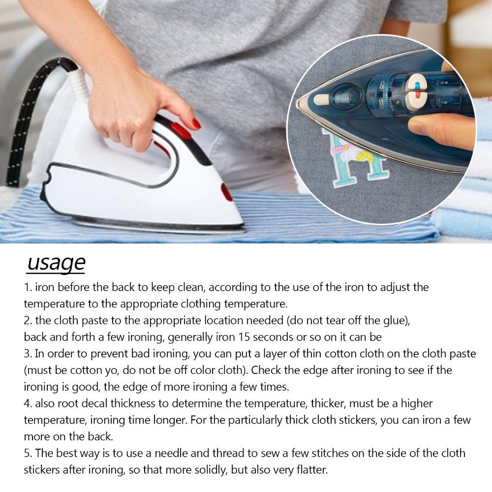 26pcs Flower Shaped Embroidered Patches Easy Ironing Iron On Patches  Scarf Decoration