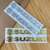 2 db matricákhoz GSXR1000 GSR600 GSXS1000 Kiegészítők 3D Tank matrica Logó Embléma Arany Ezüst Fekete Piros Motorkerékpár matrica
