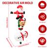 2.4M 8FT Hanging Christmas Inflatables Decorations Santa Claus Reindeer Snowman Xmas Decor Outdoor Indoor Home Party