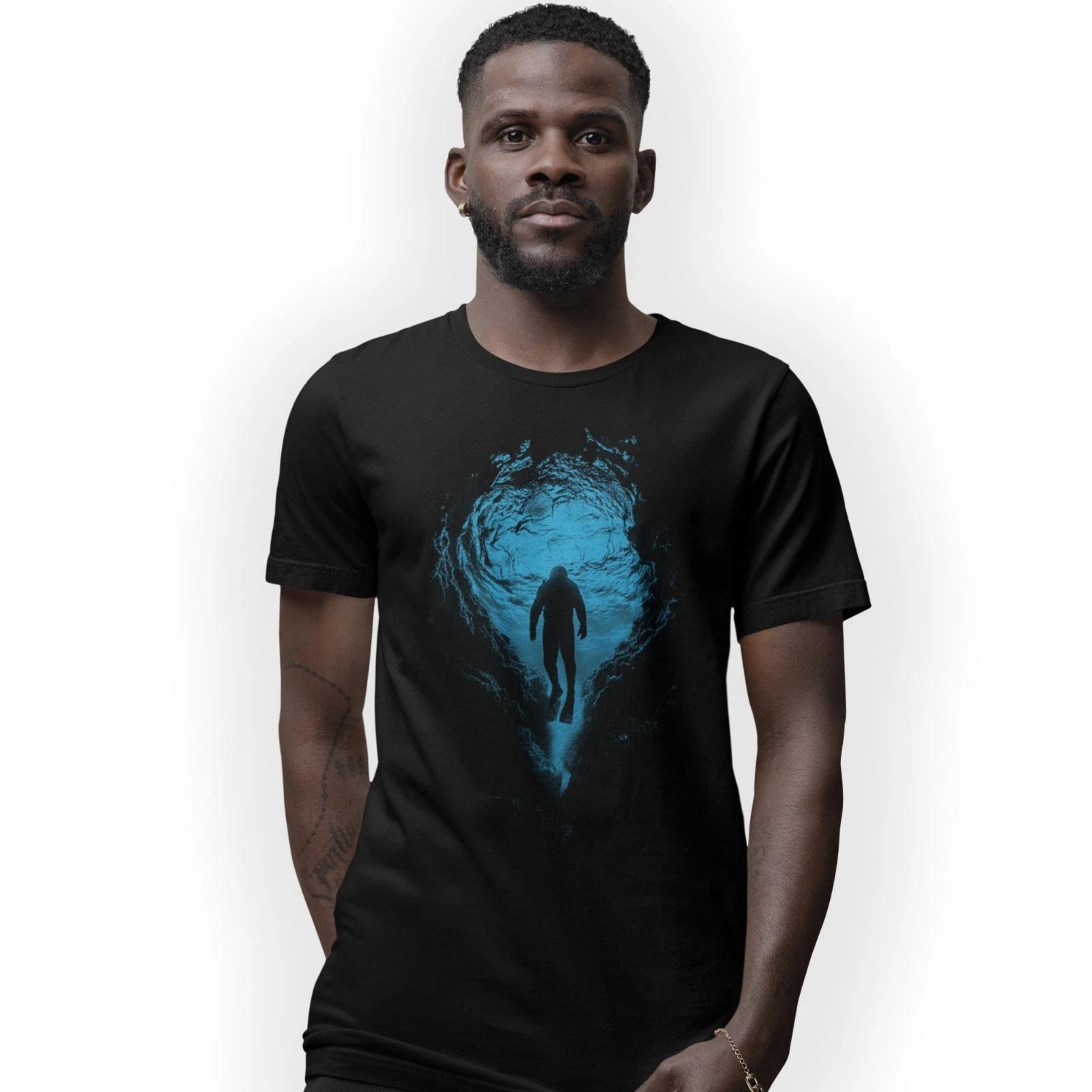 Cave Diving Hand Printed T-Shirt Spelunking Birthday Gift Size S - 5XL 4XL