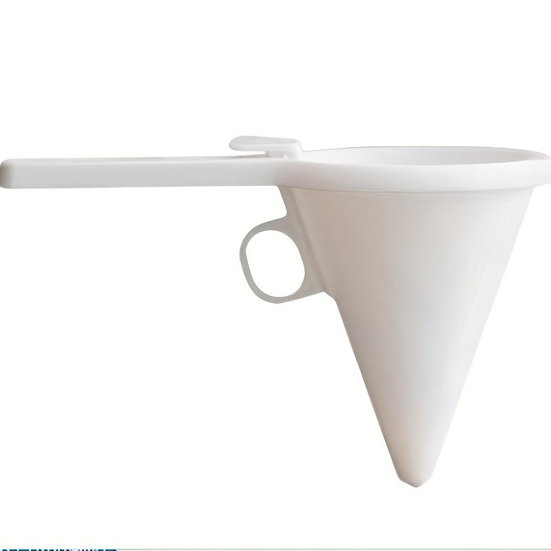 

1PC Handheld Dispenser, Dispensing Cup, Funnel Cup, Butter Syrup, Frosting, Chocolate Separator белый