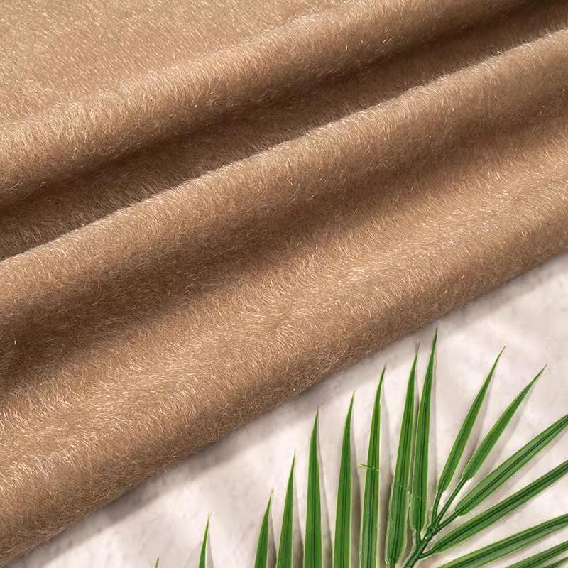 Plain Color Super Thick Faux Mink Fur Fabric Horsehair Flocking Plush Fabric DIY Sewing Sofa Clothing Luggage Shoes Toys Fabric