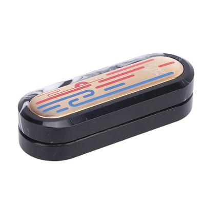 Push Card Slider Stress Relief Decompression Toy Pocket Size Metal Fingertip Slider Toy for Relaxati