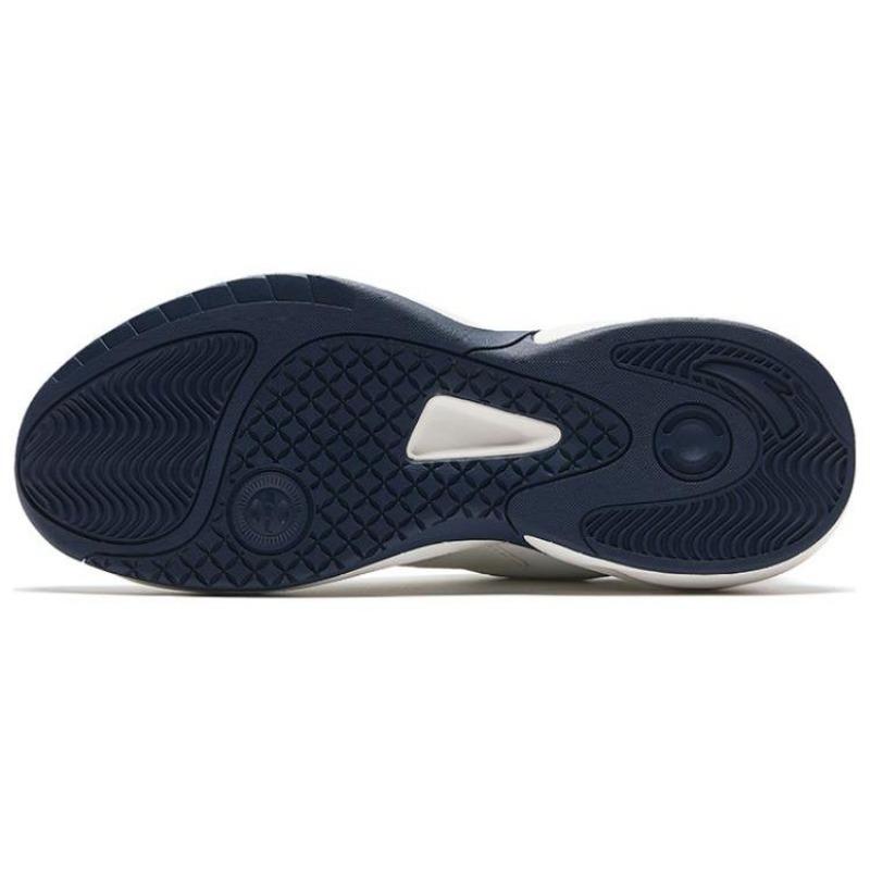 Anta Ace Retro Running Non-Slip Durable Low-Top Sports Casual Shoes Men Sneakers White Dark-Blue 912528802F-1