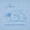 The North Face Urban Exploration SS24 T Shirt Unisex Cool Pale Blue NF0A8AUV-QEO