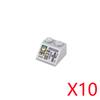 Scene Model Printing Accessories Building Blocks Dashboard Screen Keyboard Mouse Control Buttons Mini Compatible Brick Toy N08