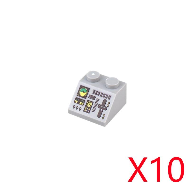 Scene Model Printing Accessories Building Blocks Dashboard Screen Keyboard Mouse Control Buttons Mini Compatible Brick Toy N08