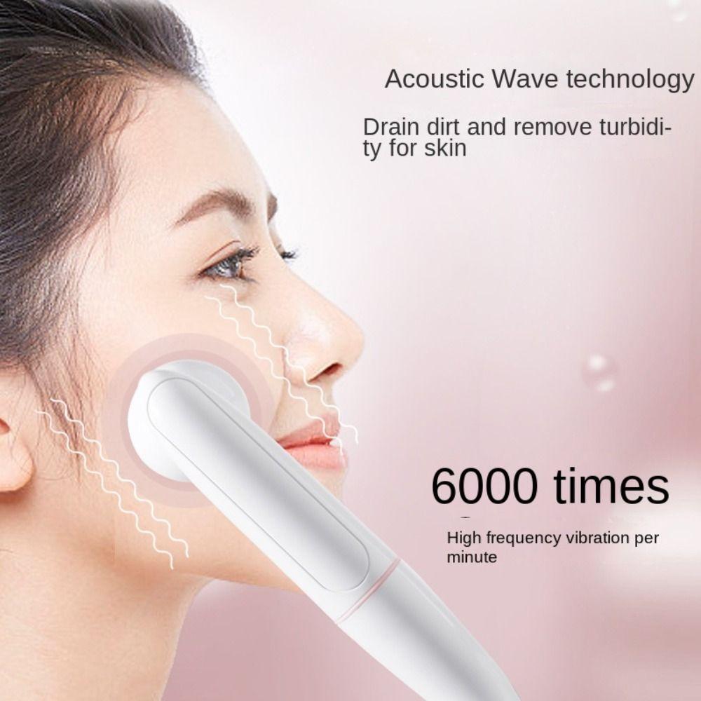 Two-in-one Vibrating Cleansing Brush Waterproof Facial Face Scrubber Brush  Face Washing Brush